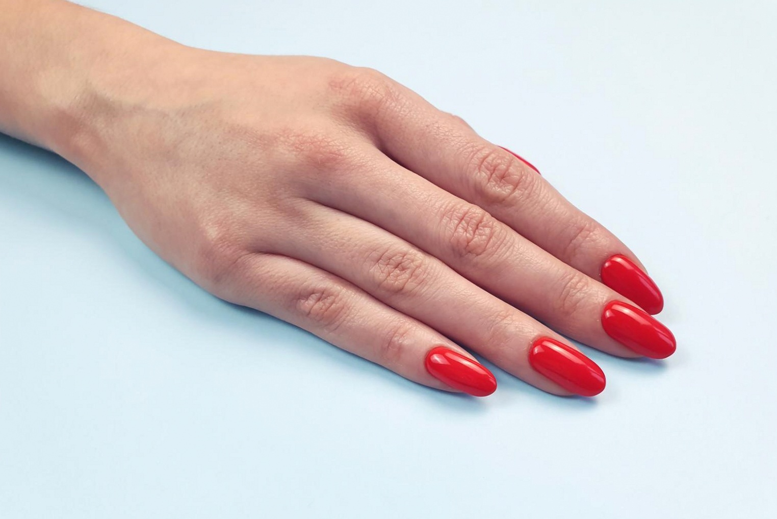 Nail art webinar session in progress — close-up of detailed nail design technique